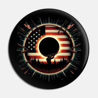 Solar Eclipse 2024 Design Hunting and the American Flag Pin