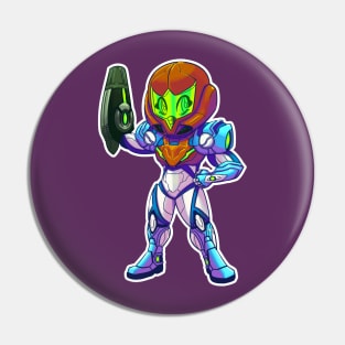 Chibi Dread Samus Pin