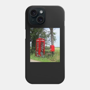 Red phone and post box. Phone Case