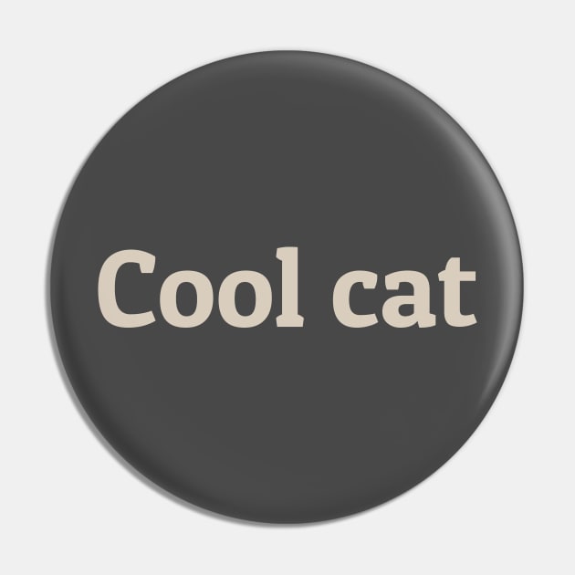 Cool Cat Pin by calebfaires