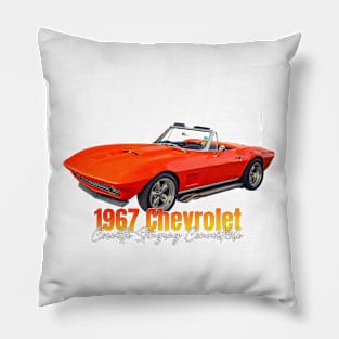 1967 Chevrolet Corvette Stingray Convertible Pillow