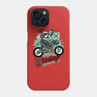 Vintage Dirt Bike Phone Case