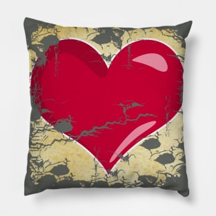 Vintage Heart - Valentines Pillow