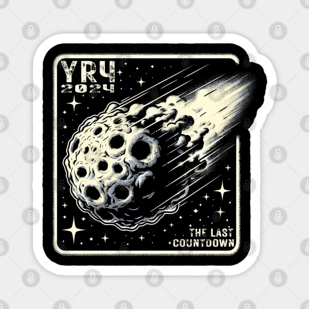 Asteroid 2024 YR4 December 2032 Asteroid Magnet by JessArty