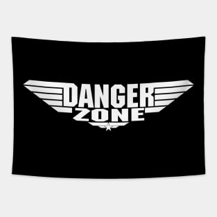 Top Gun Maverick Logo Parody Danger Zone Tapestry