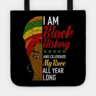 I Am Black History Afrocentric Woman Tote