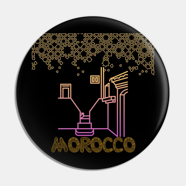 Morocco Chefchaouen blue city Pin by "Artistic Apparel Hub"