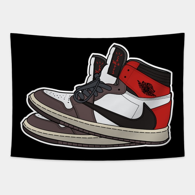 AIR JORDAN Tapestry by origin illustrations