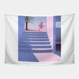 Vaporwave Aesthetics Summer Swimming Pool T-Shirt Tapestry