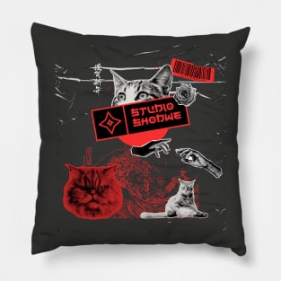 Asian Cat - Ugly Shirt Collection Pillow