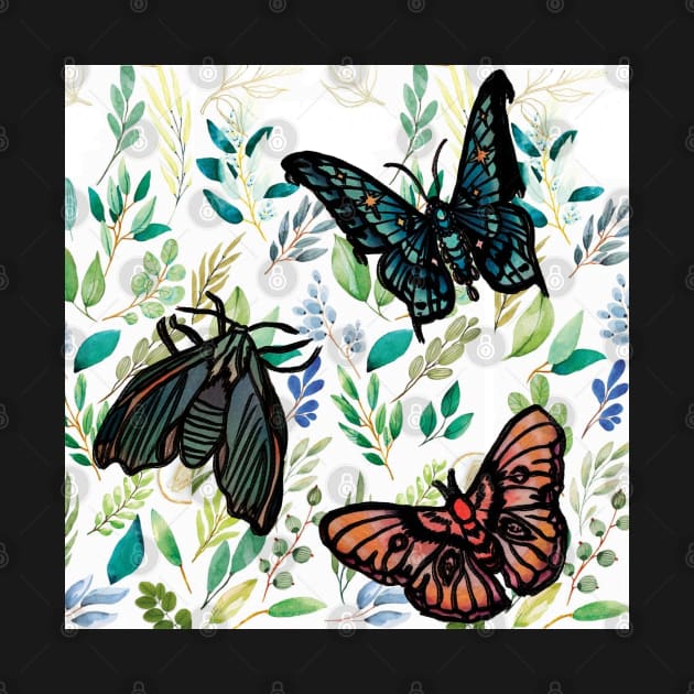 Butterflies and Moths by Art by Ergate