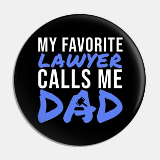 Lawyer Dad Pin