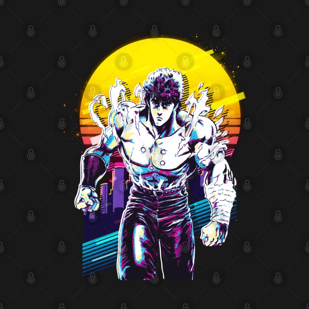 Kenshiro's Vengeance Fist Of The North Star's Intense Action by goddessesRED