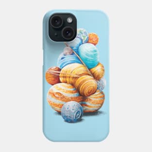 Planetary Pile-Up Phone Case