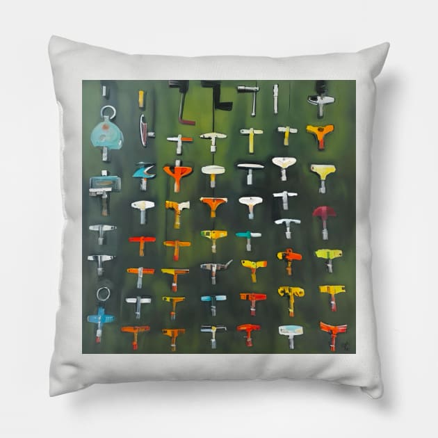 Keys to Rhythm Pillow by TheCoatesCloset