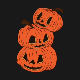 three pumpkins reto T-Shirt