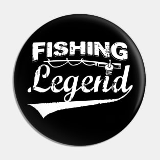 Fishing Legend Vintage Pin