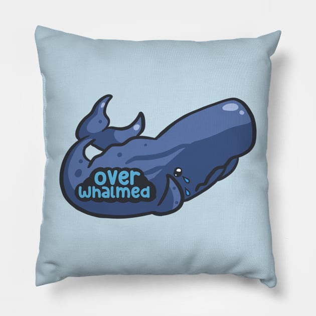 Overwhalmed Pillow by bathbunny