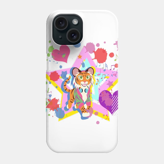 Tiger Cub Phone Case by SakuraDragon