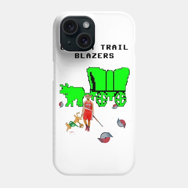 Oregon Trail Blazers Phone Case by redrock_bball