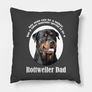 Rottweiler Dad Pillow