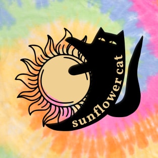 Sunflower Cat - Feline Flower T-Shirt