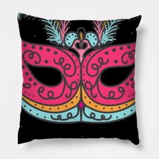 Mardi Gras Festive Colorful New Orleans Style Pillow