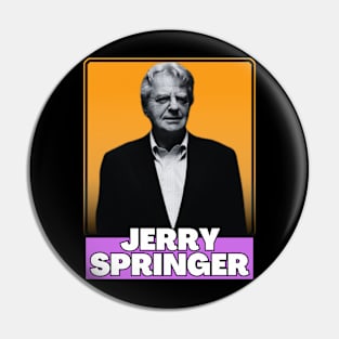 Jerry springer (retro) Pin