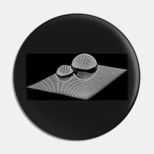 Coloured Sphere Background Pin