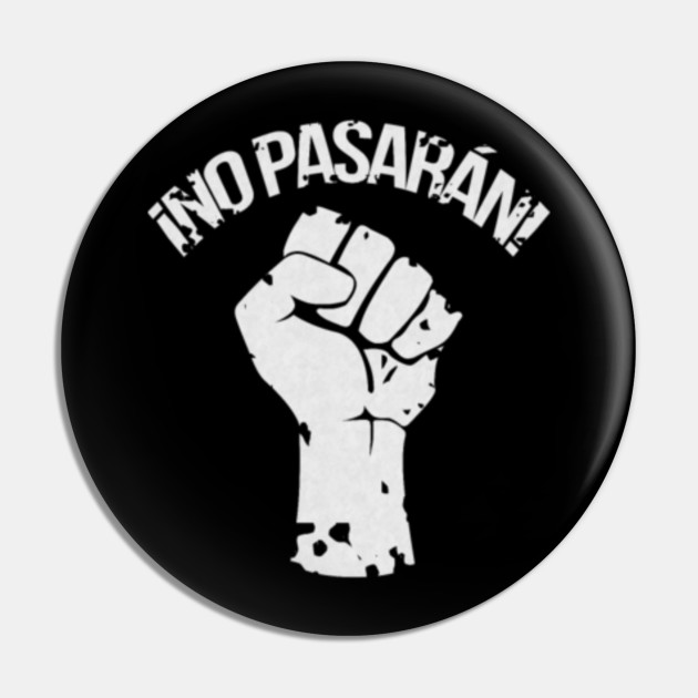 Anti Trump T Shirt No Pasaran Raised Fist Antifa Black Lives Matter Pin Teepublic Au