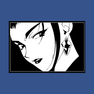 Cowboy Bebop Faye , Bebop Crew, cowboy bebop, aesthetic, bebop, bounty hunters, cowboy, cyberpunk, ein, faye valentine, futuristic, japanese, jet black, spike spiegel, corgi, faye valentine, lets jam T-Shirt