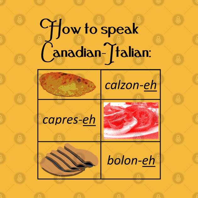 How to speak Canadian-Italian by amigaboy