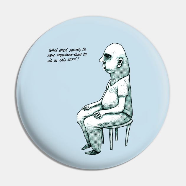 This Stool (Round) Pin by tom af brockbrock