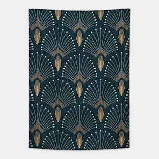 Art deco geometric pattern Tapestry