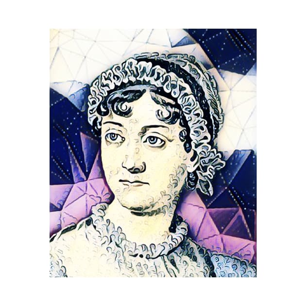 Jane Austen Portrait | Jane Austen Artwork 14 by JustLit