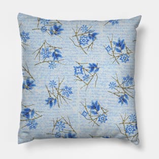 Branches & Snow crystals Pillow