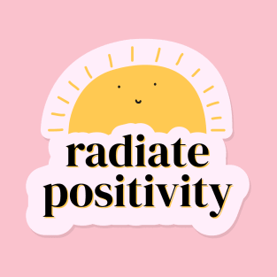 Radiate Positivity Cute Art Design T-Shirt