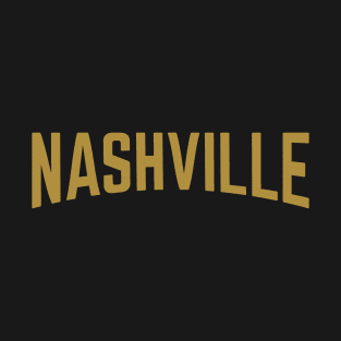 Nashville City Typography T-Shirt