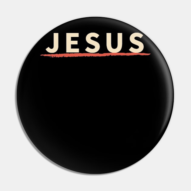 Jesus Pin by Happy - Design