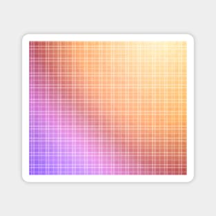 Soft pastel plaid pattern Magnet