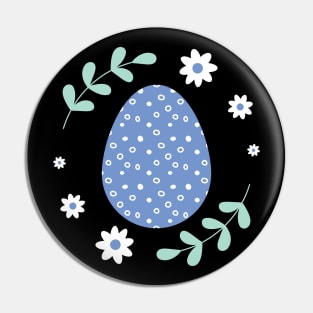 Happy Easter Egg Pattern Pin