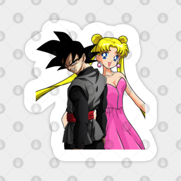 son goku sailor moon - Goku - Magnet | TeePublic son goku sailor moon - Goku - Magnet | TeePublic