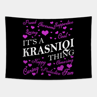 It's a KRASNIQI Thing Tapestry