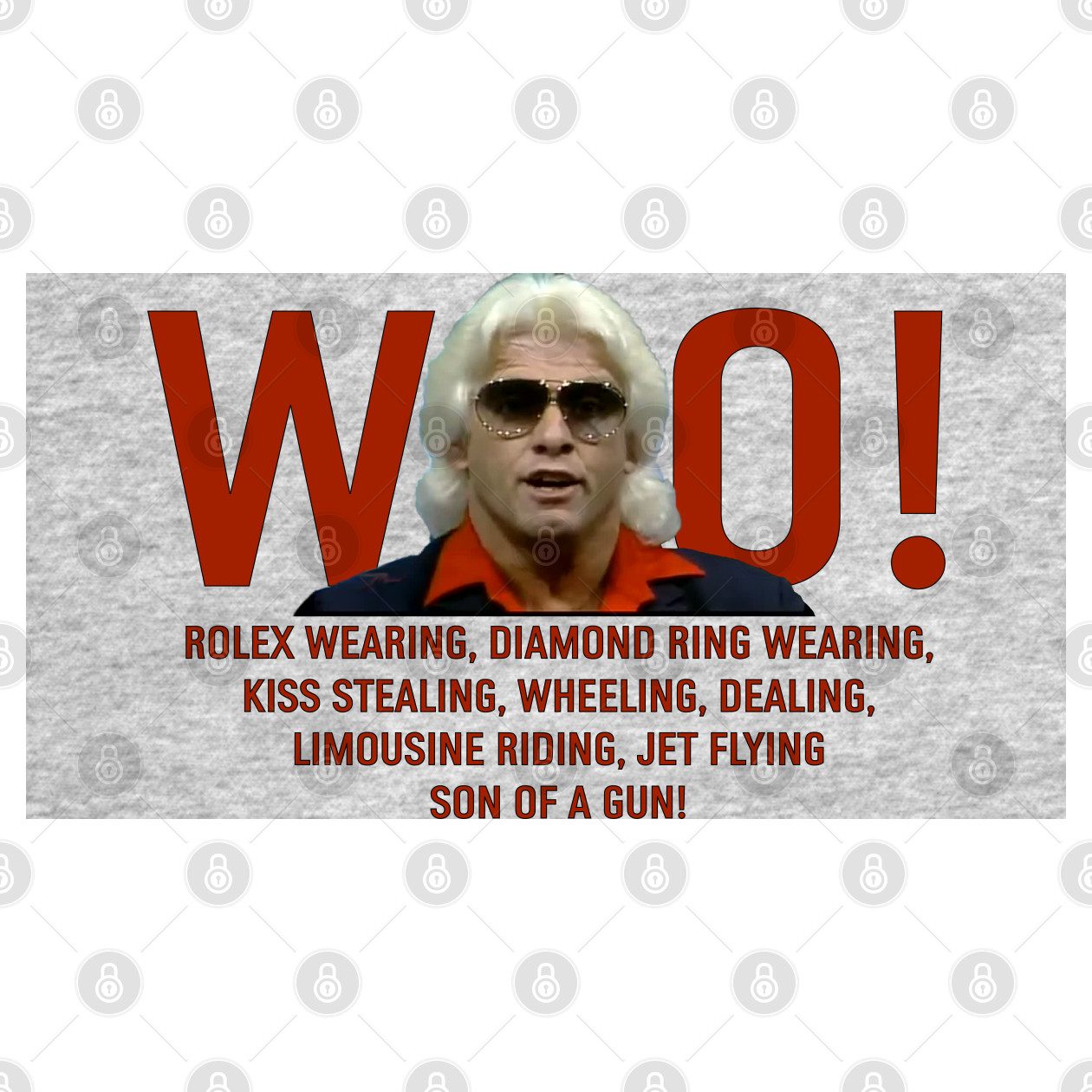 Rolex Wearing, Diamond Ring Wearing Ric Flair TShirt TeePublic