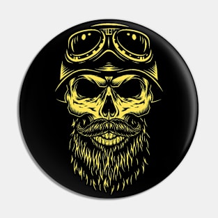 Vintage Skull Rider - Biker Gangs and Motorcycles Pin