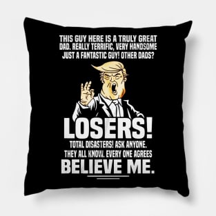 Donald Trump Funny Dad Pillow