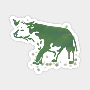 Watercolor cow Magnet