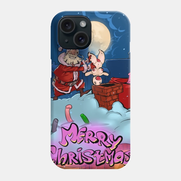 Adult Merry Christmas Phone Case by okunevart