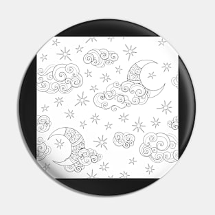 Noncolored Fairytale Weather Forecast Print Pin