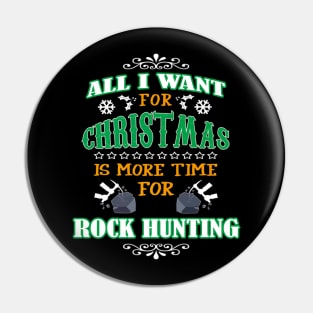 Geologist Rock Hunter Christmas Pin